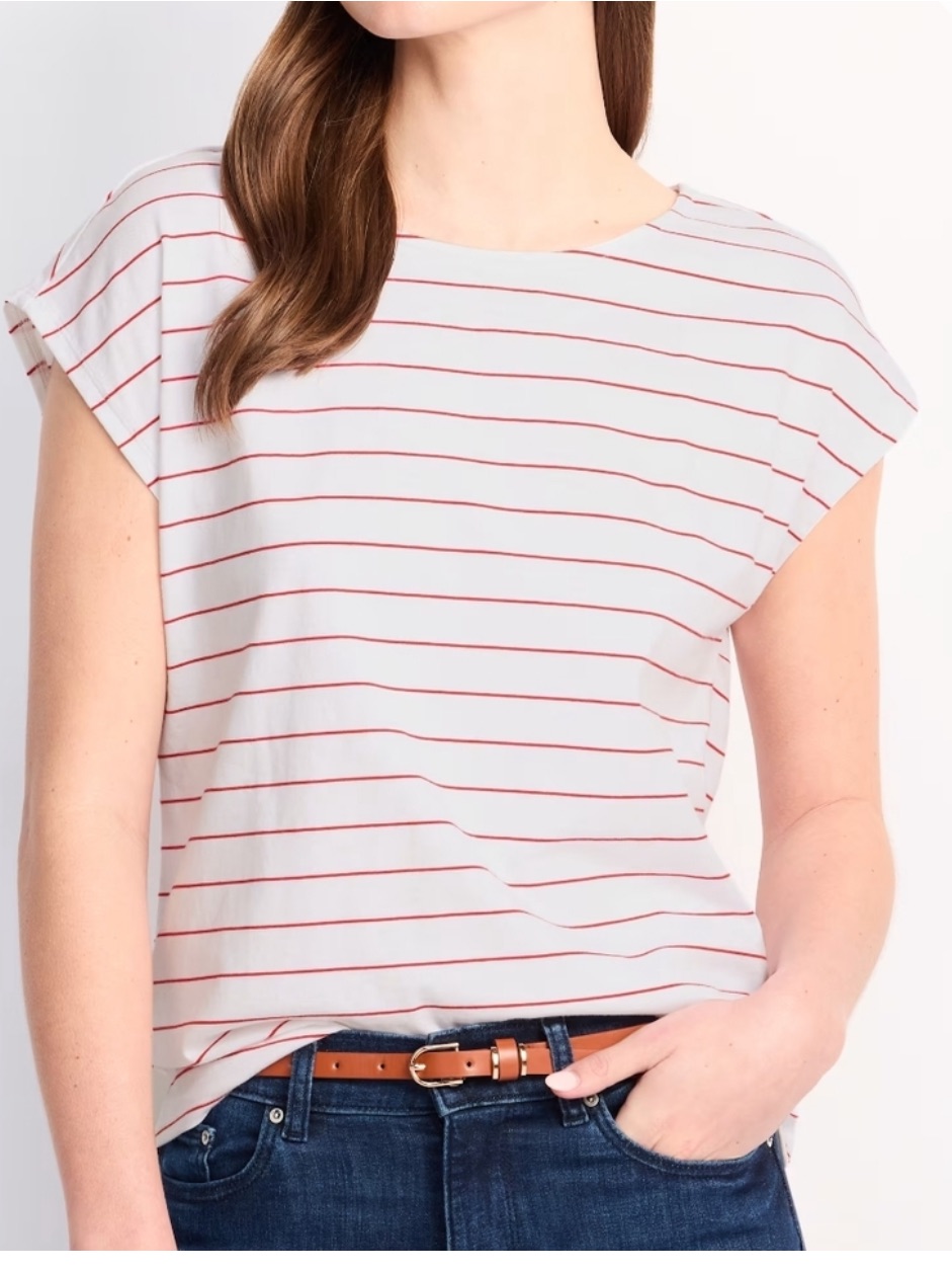 Nine Britton Olea Striped Knit Top